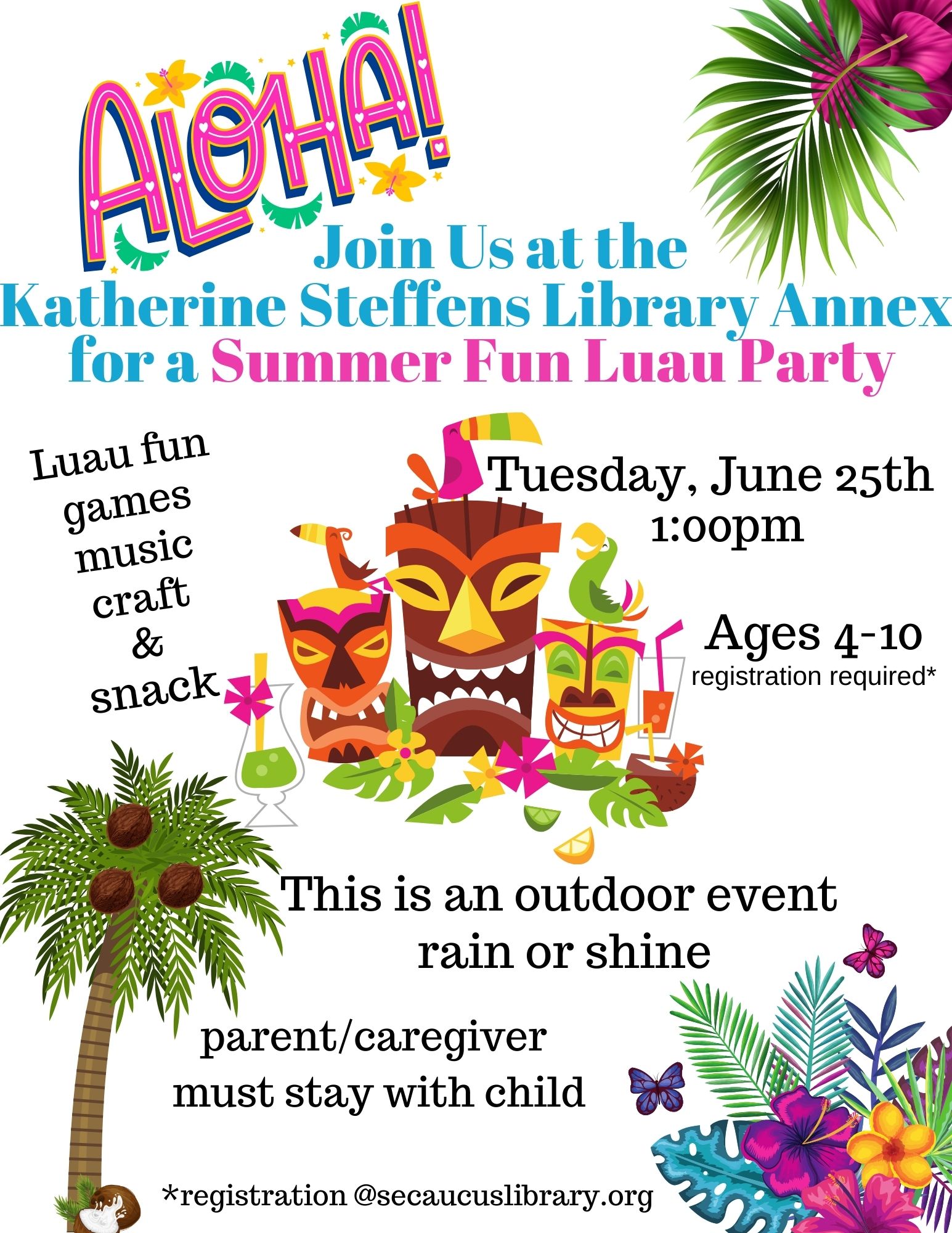 Summer Luau for kids