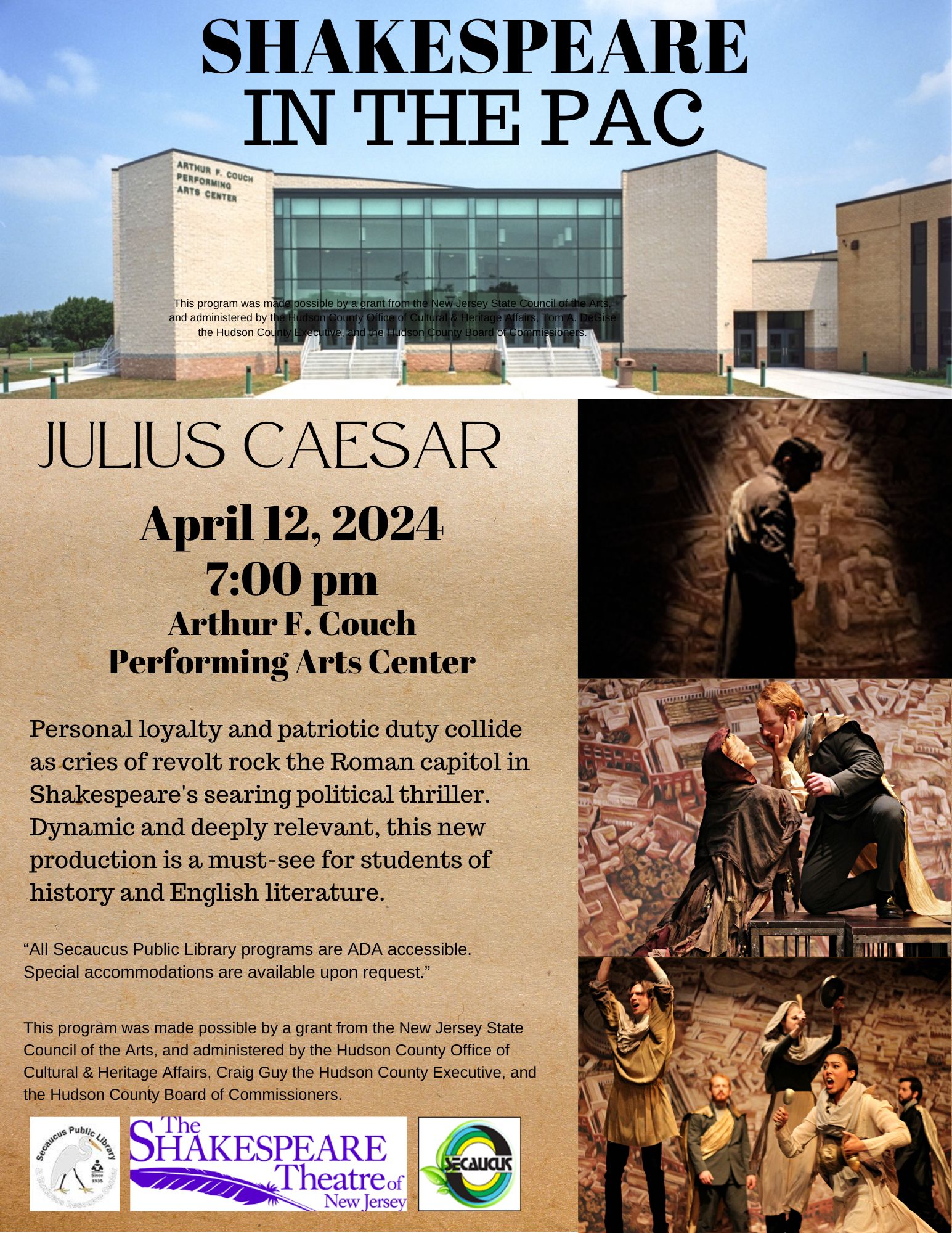 SHAKESPEARE IN THE PAC- JULIUS CAESAR