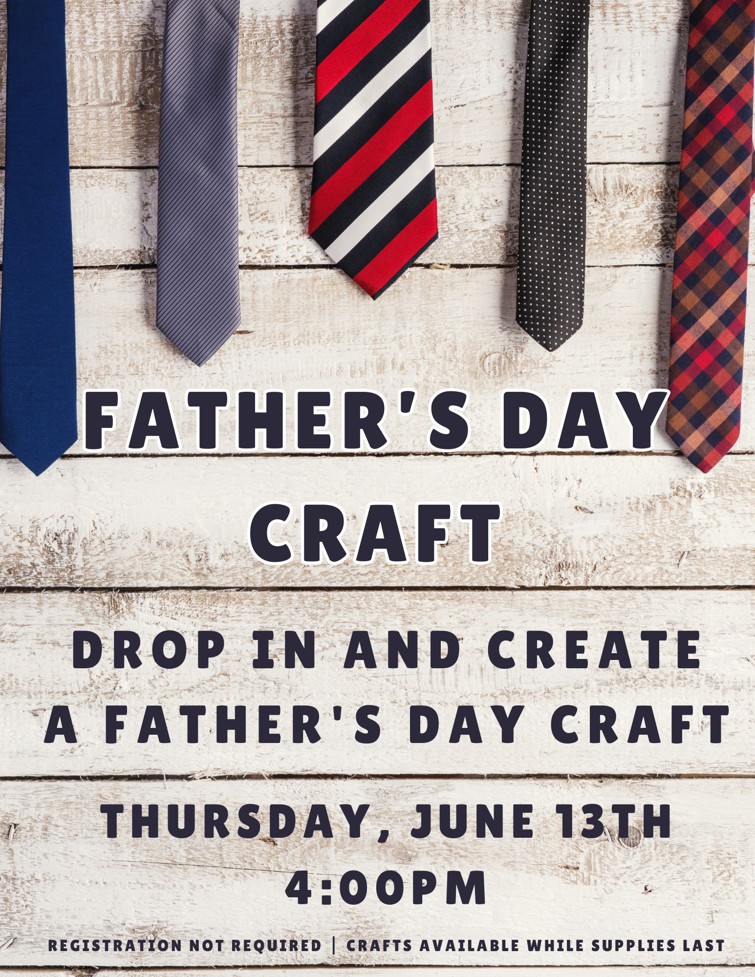 Drop In Father's Day Craft
