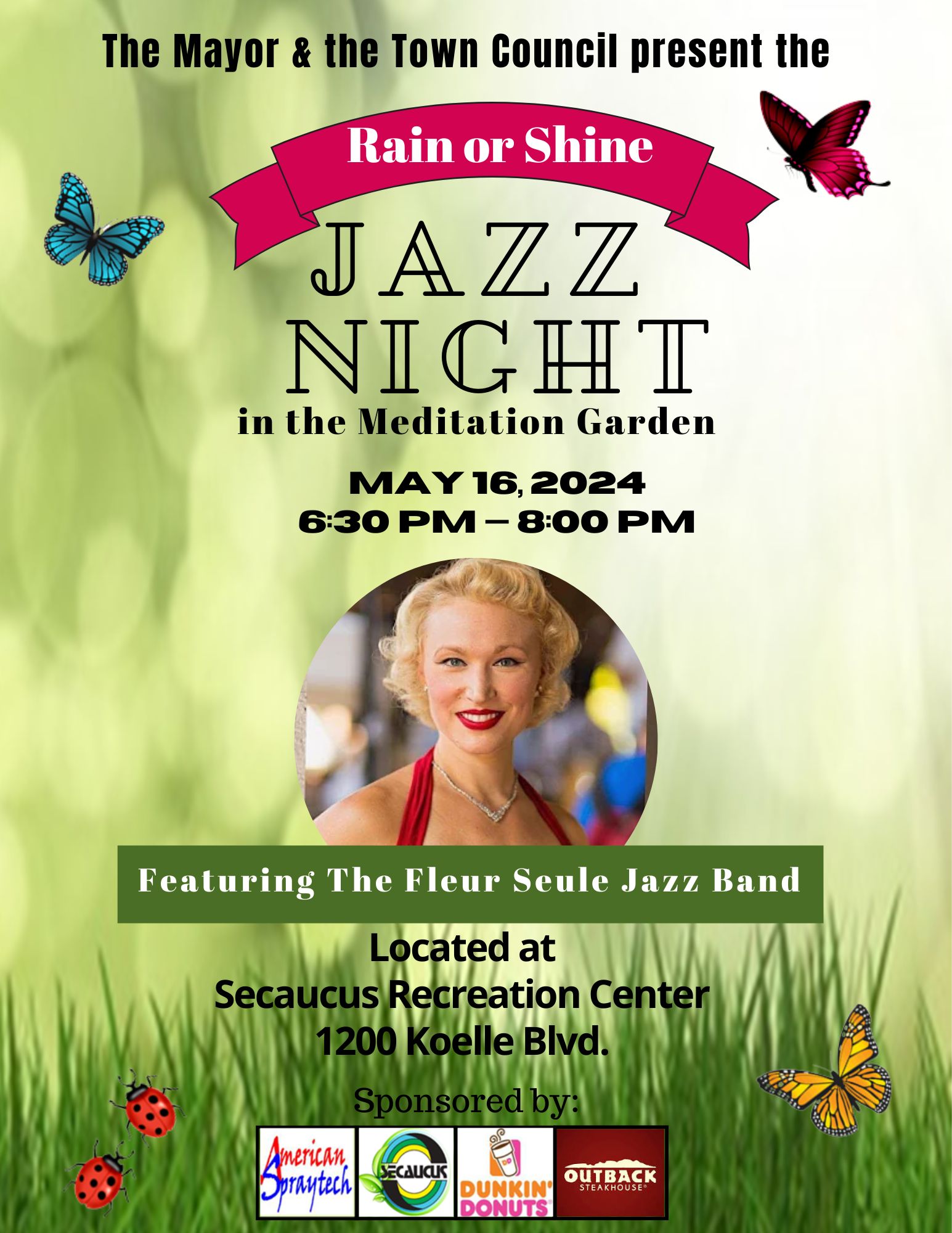 Jazz Night in the Meditation Garden (Rain or Shine)