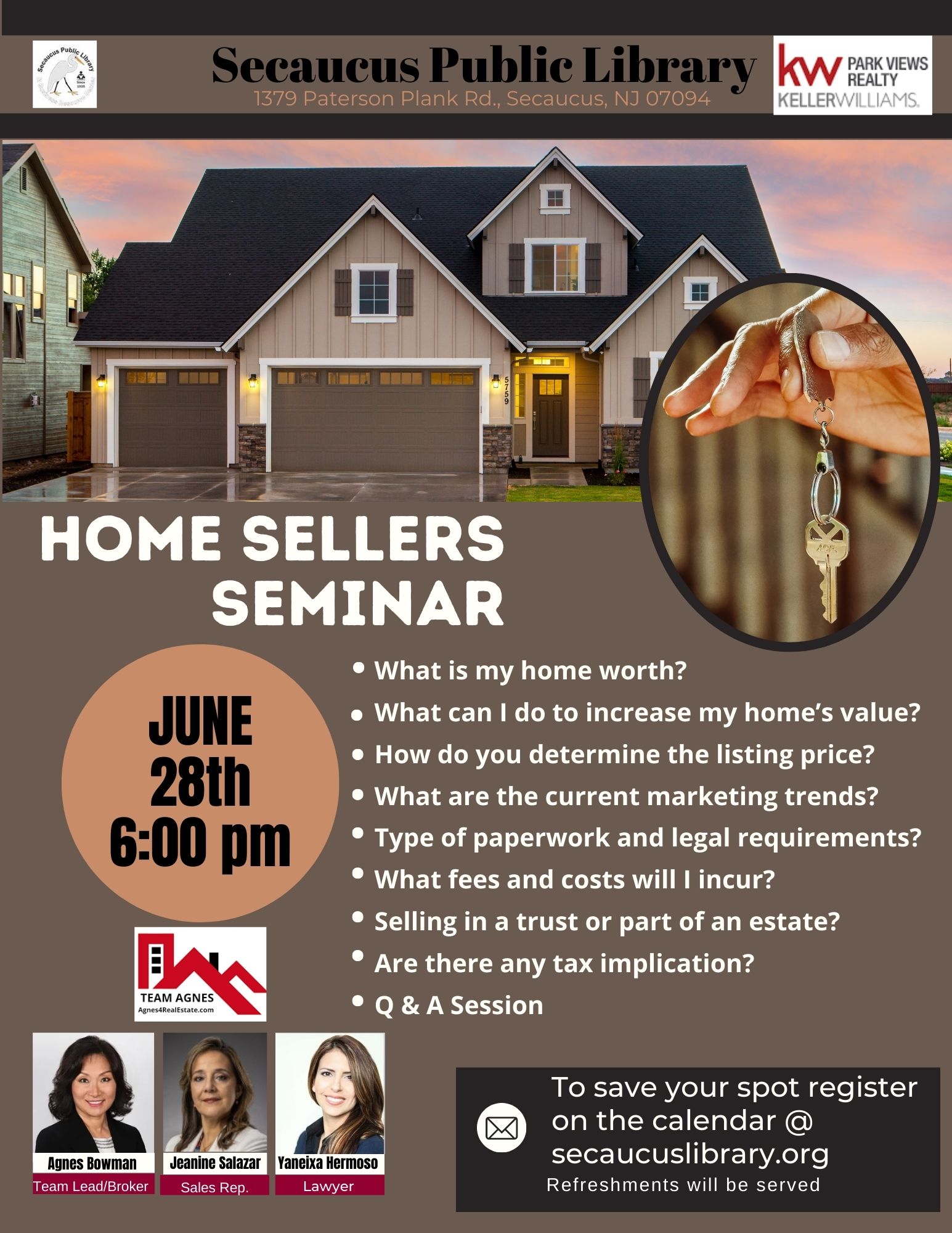 HOME SELLER'S SEMINAR