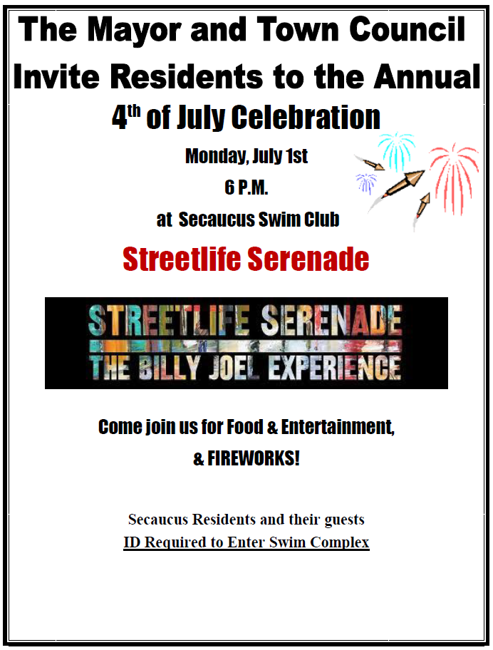 Fourth of July Fireworks and Concert by Streetlife Serenade