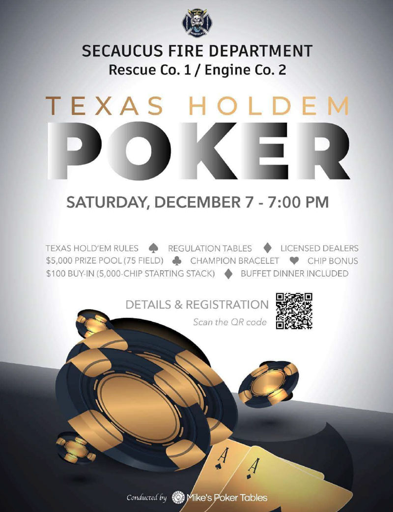 Poker with Secaucus Fire Department