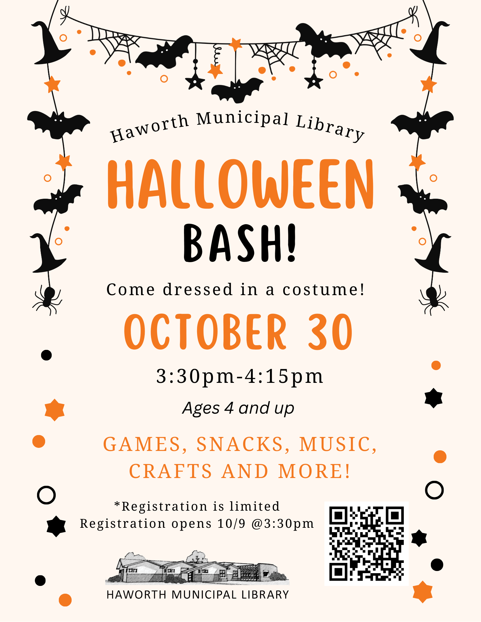 Halloween Bash! (4 yrs and up)