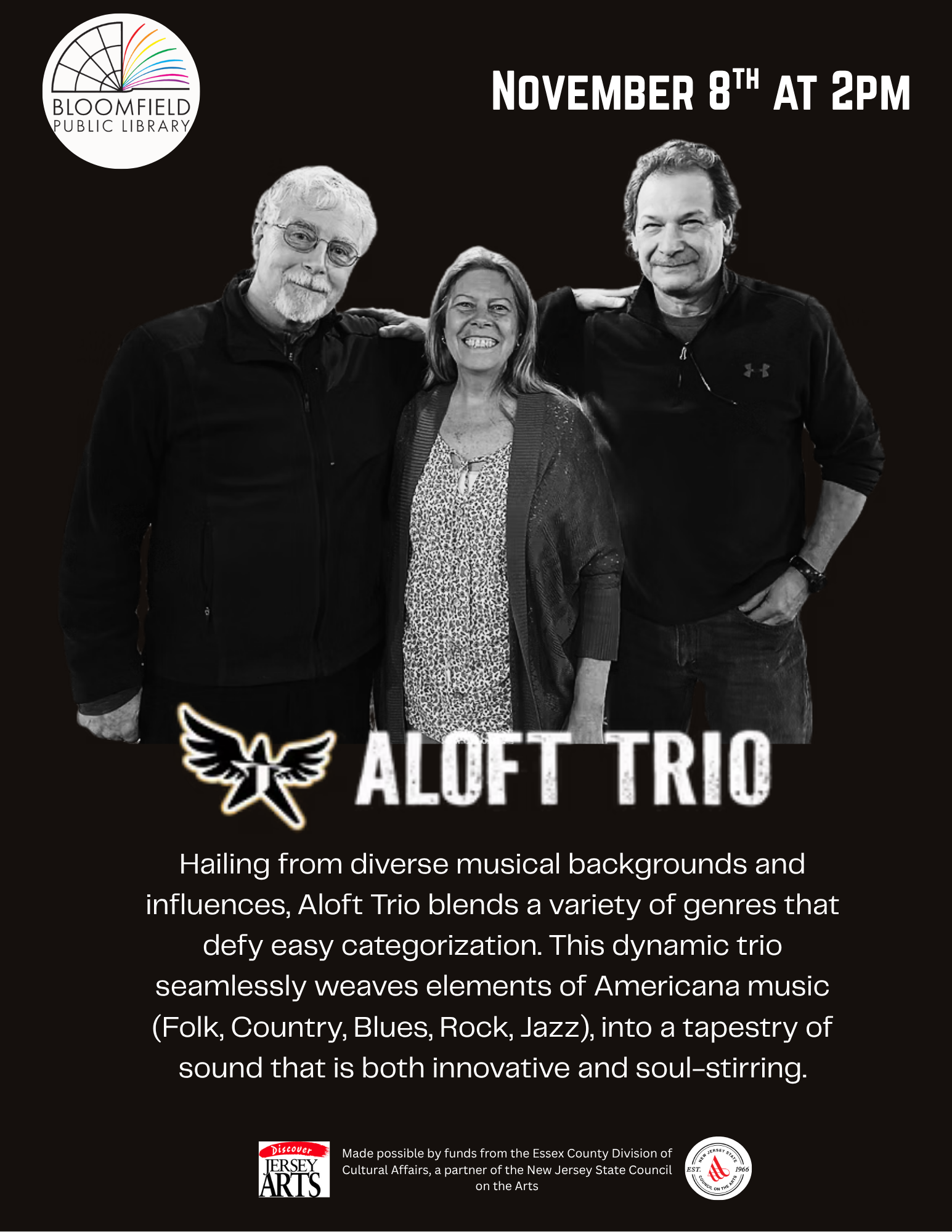 FREE CONCERT: Aloft Trio