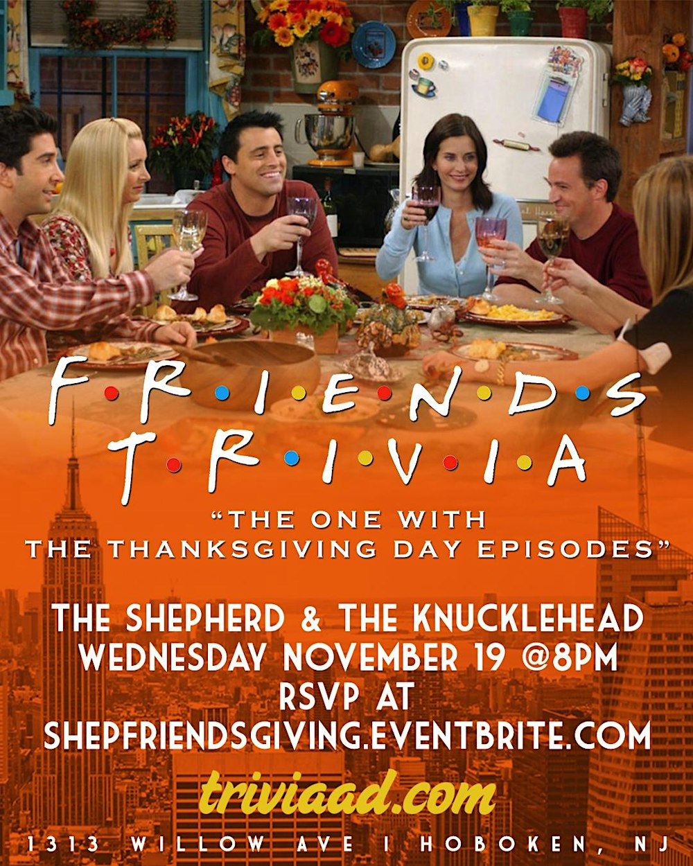 Friends Trivia: The One with the Thanksgiving Episodes