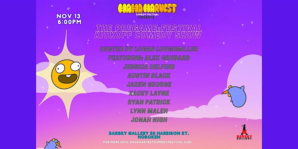 The Pregame: The Ha Ha Harvest Comedy Festival Kickoff Show