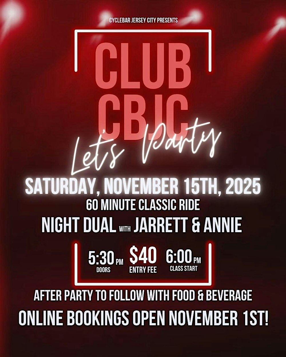 CLUB CYCLEBAR JC!