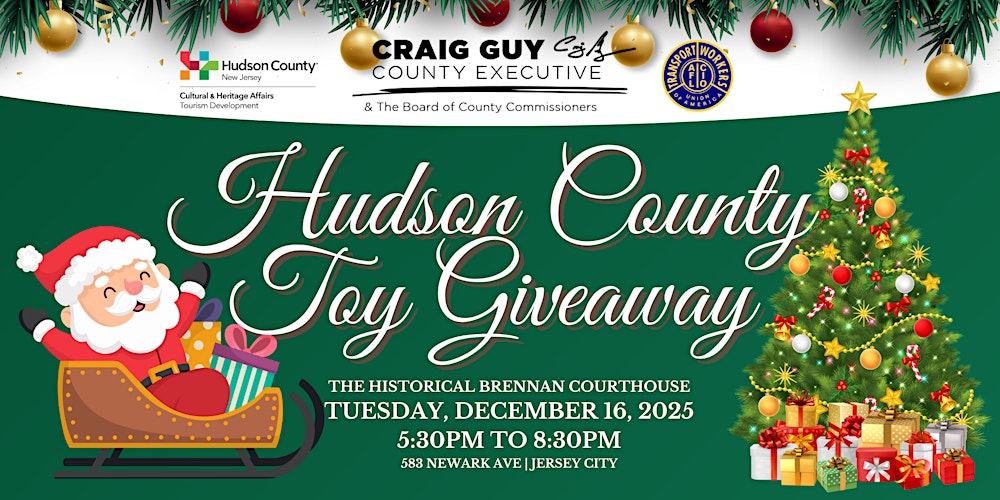 Hudson County's First Annual Toy Giveaway