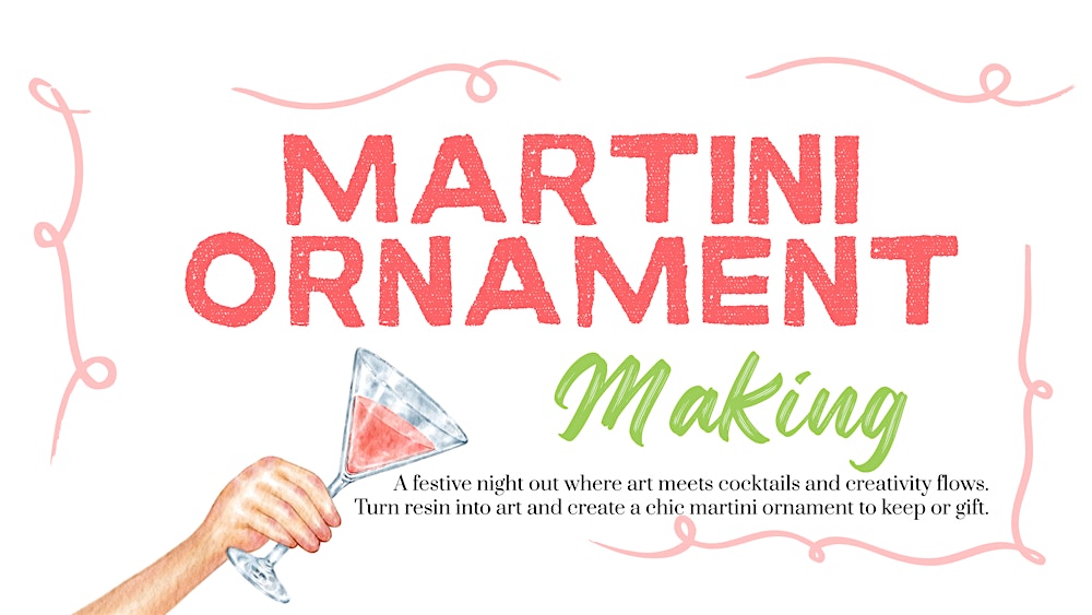 Resin Martini Ornament Making