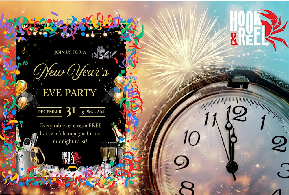 New Year’s Eve  at Hook & Reel, Kearny