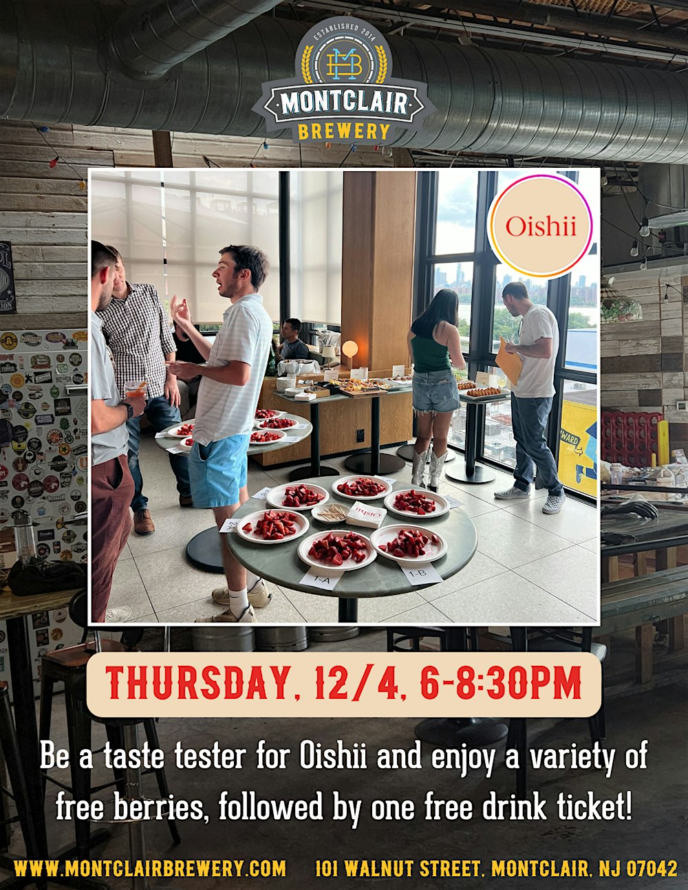 Free Strawberry Tasting Event with Oishii