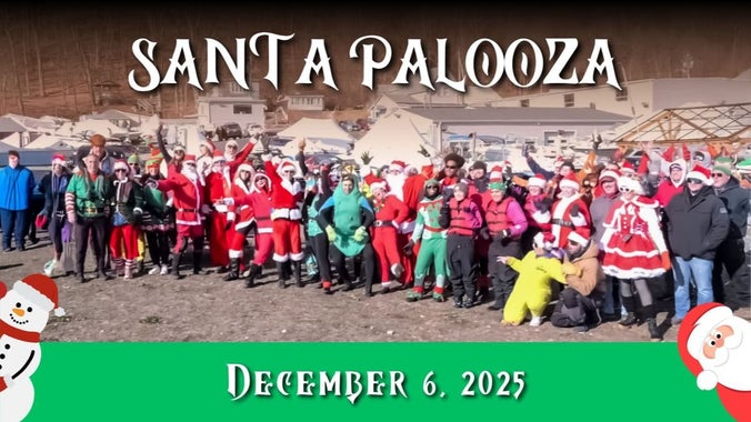 Santapalooza Paddle at Greenwood Lake NJ