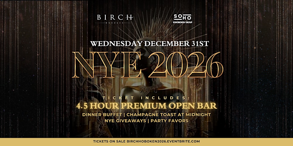NYE 2026 AT BIRCH HOBOKEN