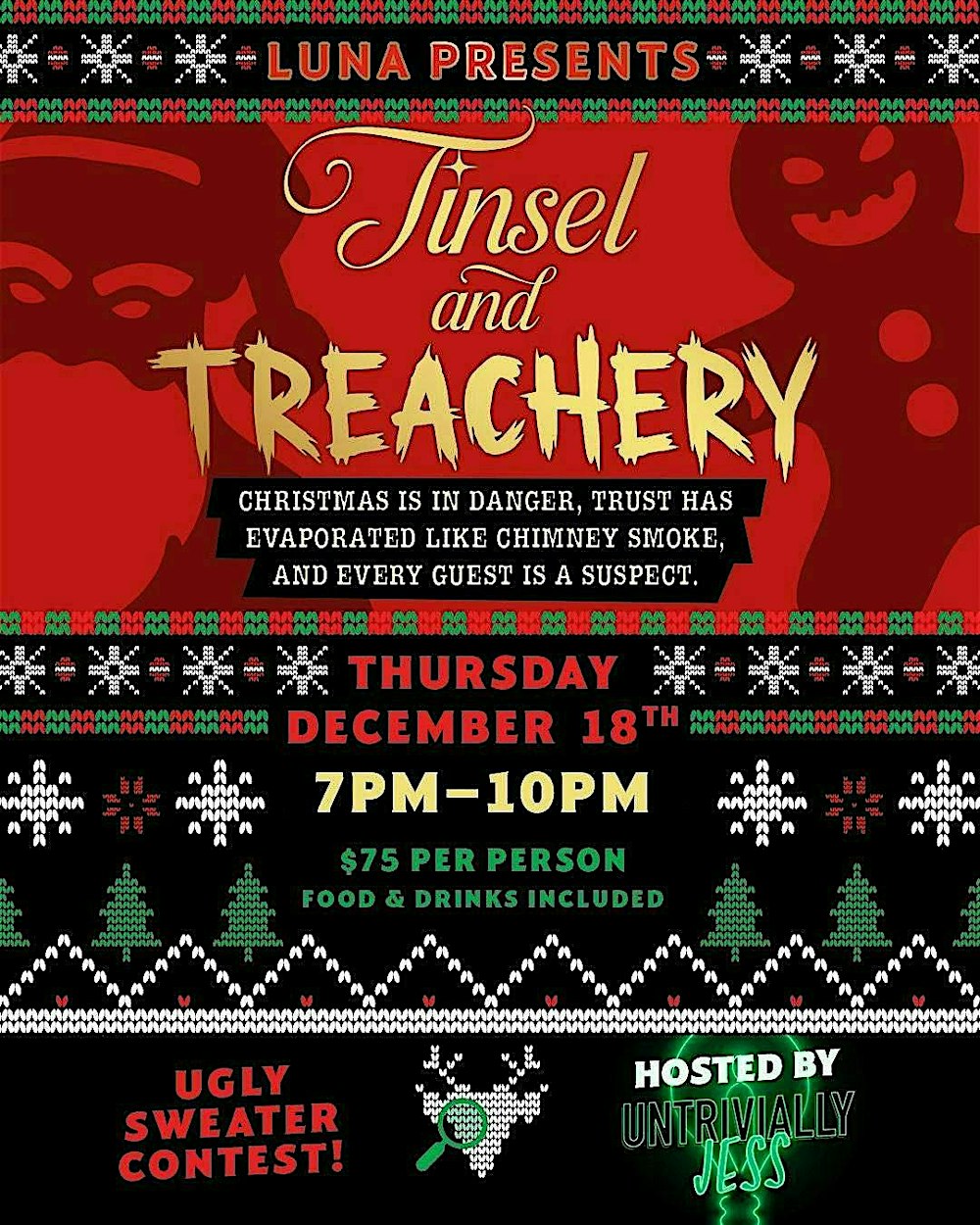 Tinsel & Treachery - A Holiday Murder Mystery
