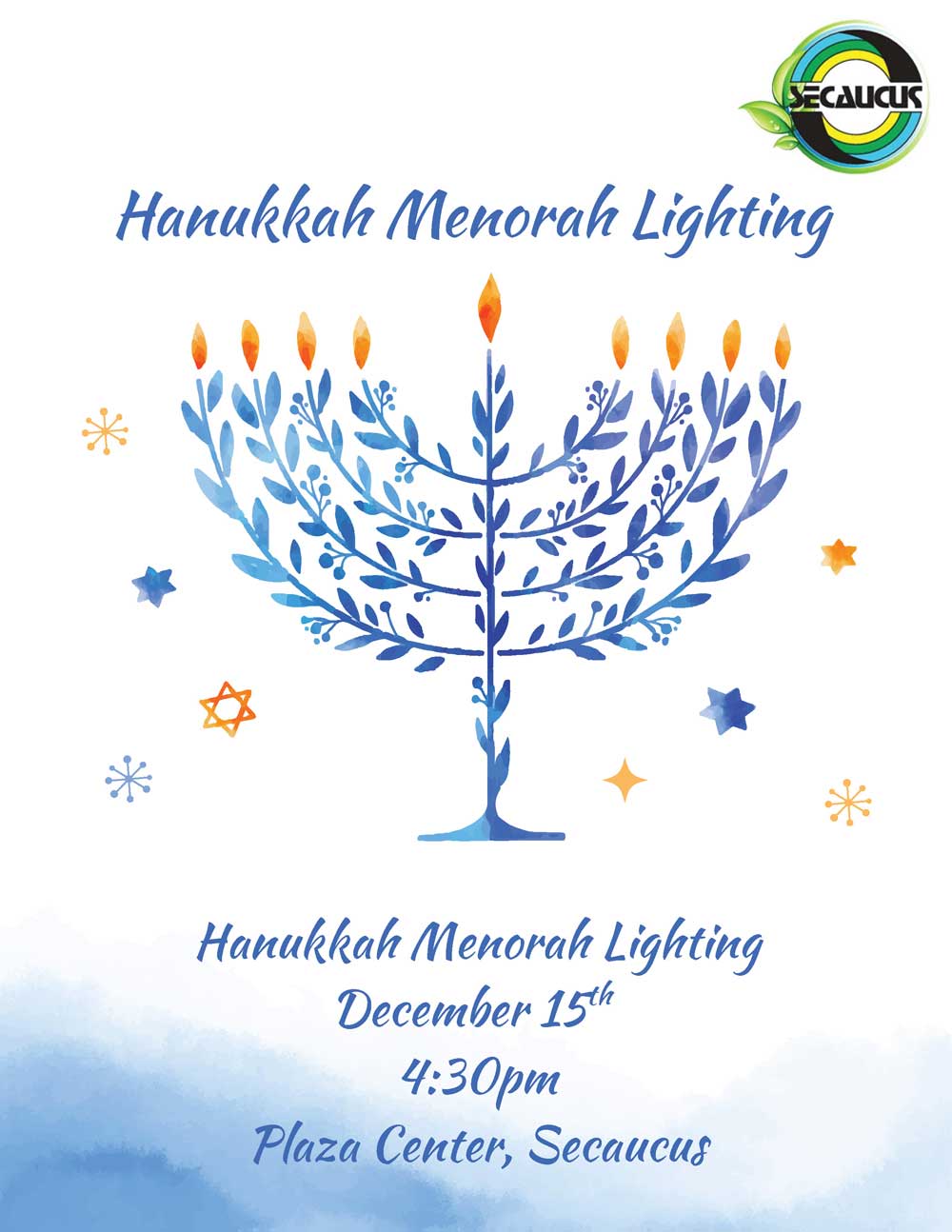 Hanukkah Menorah Lighting