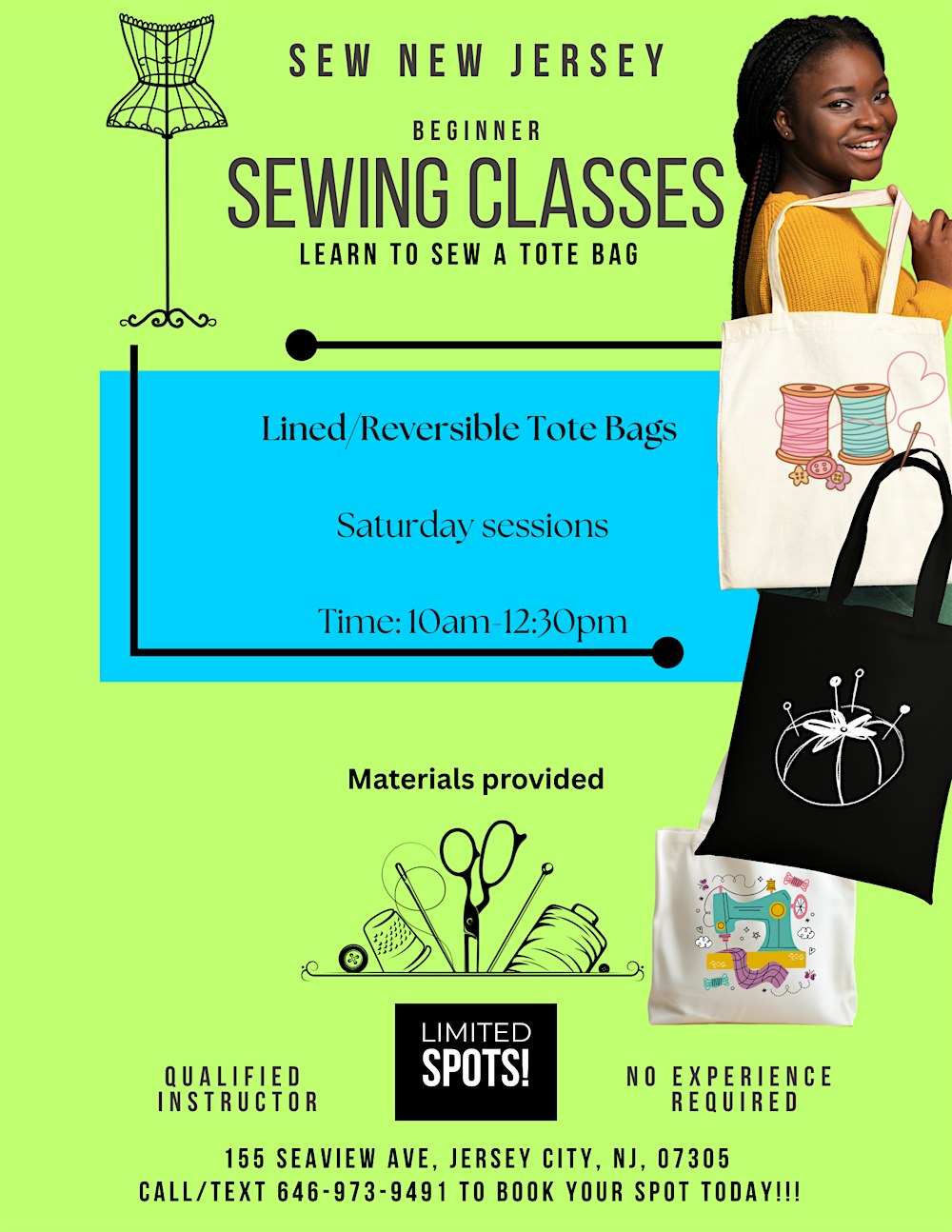 Tote Bag Sewing Class