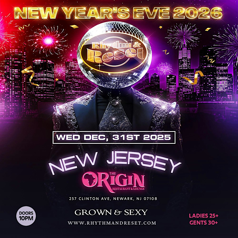 New Year's Eve : Rhythm & Reset - Origin, Newark