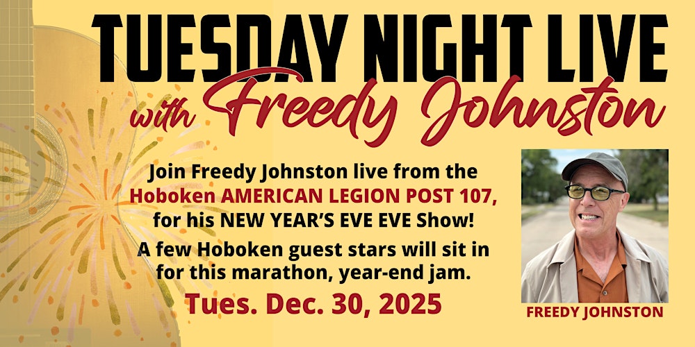 Freedy Johnston's New Years Eve Eve Tuesday Night Live
