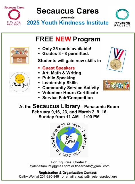 Hygiene Project: Secaucus Cares