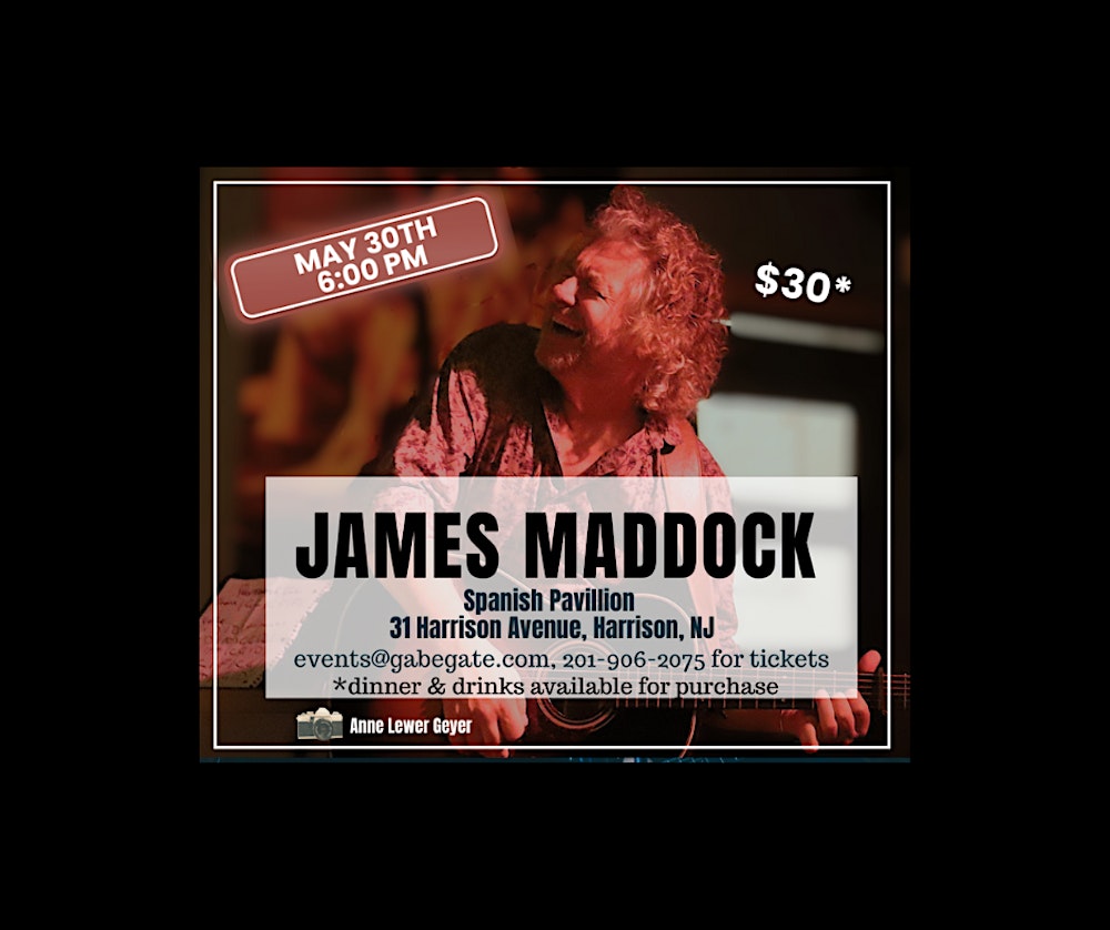 JAMES MADDOCK Live in Harrison, NJ
