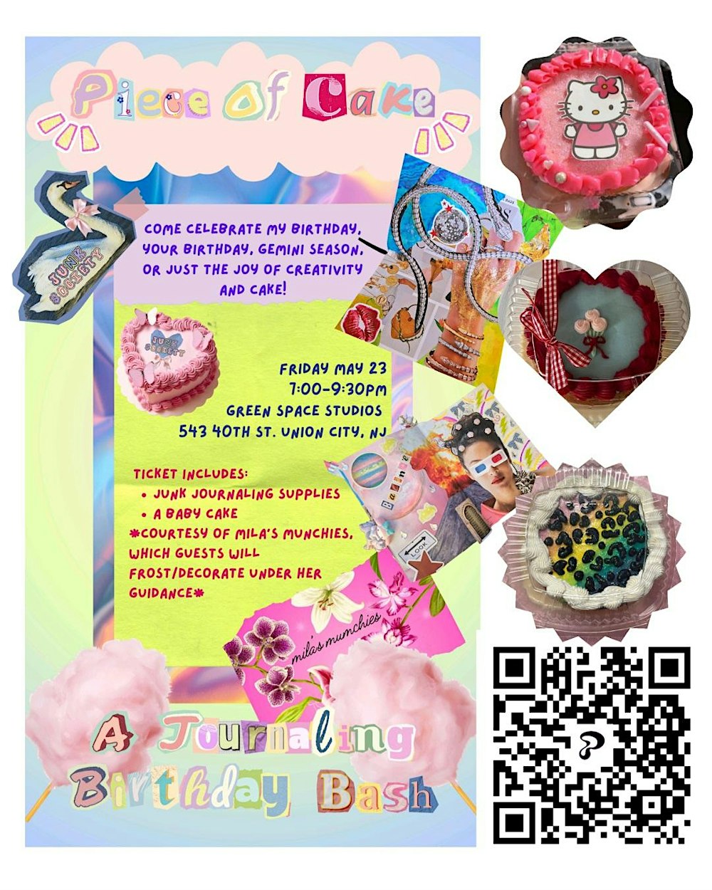 Piece of Cake Junk Journaling Birthday Bash