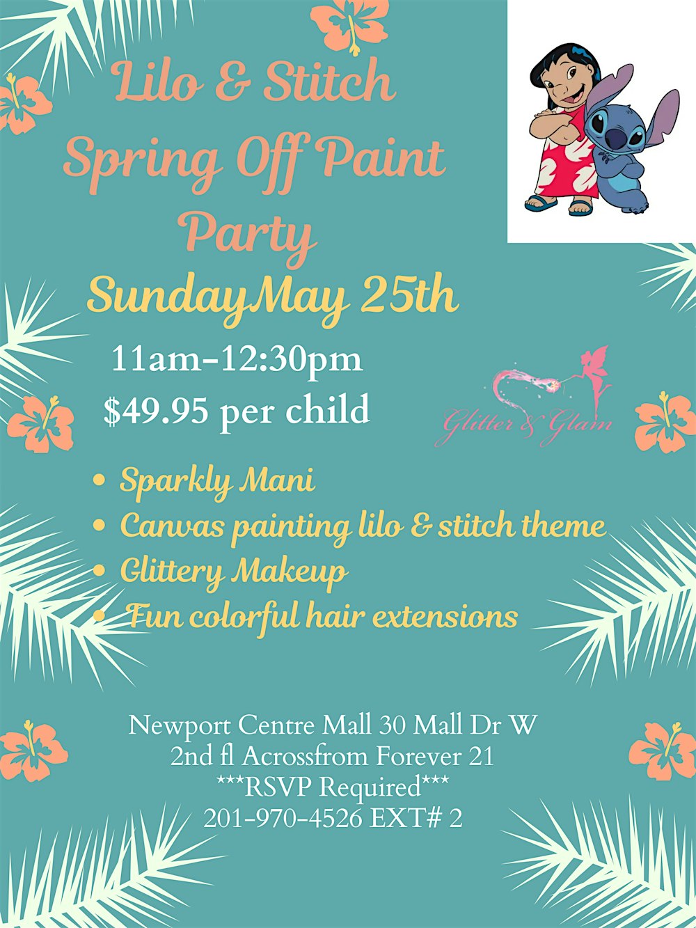 Lilo and Stitch Spring Off Paint Event