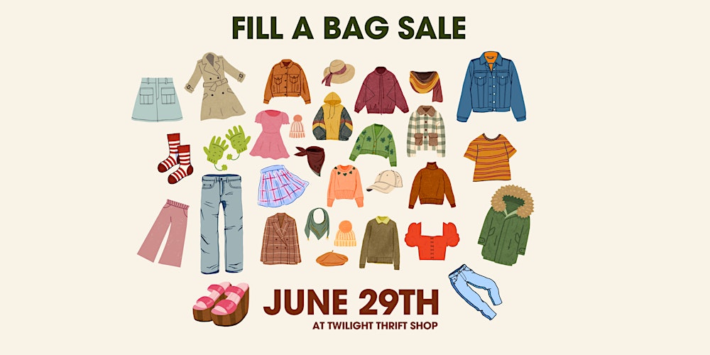 Clothing Clearance Fill a Bag Sale Reservation