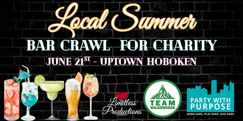 Summer Trivia Bar Crawl Benefitting Party with Purpose and Team Wilderness