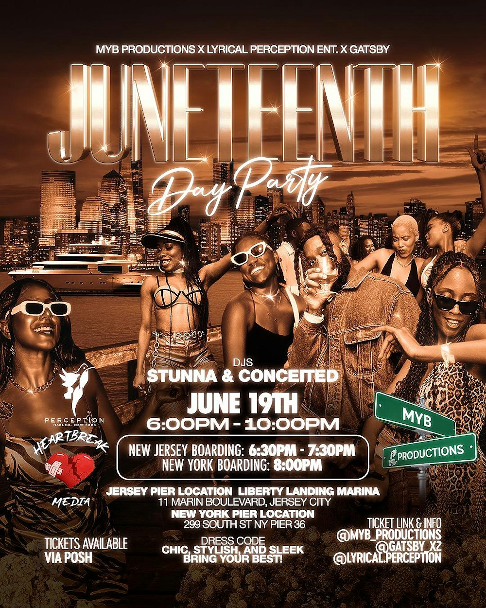 Juneteenth Day Party On a Yacht NYC NJ