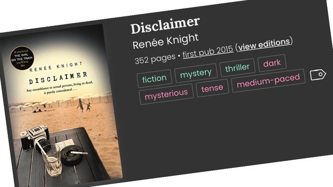 Disclaimer by Renee Knight (July 14th 25)