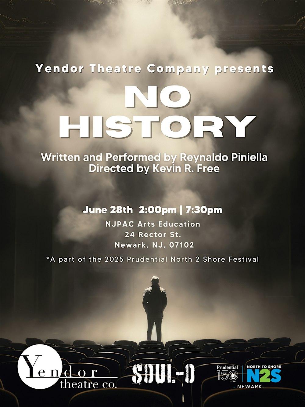 No History, a new solo play by Reynaldo Piniella | (Soul-O)