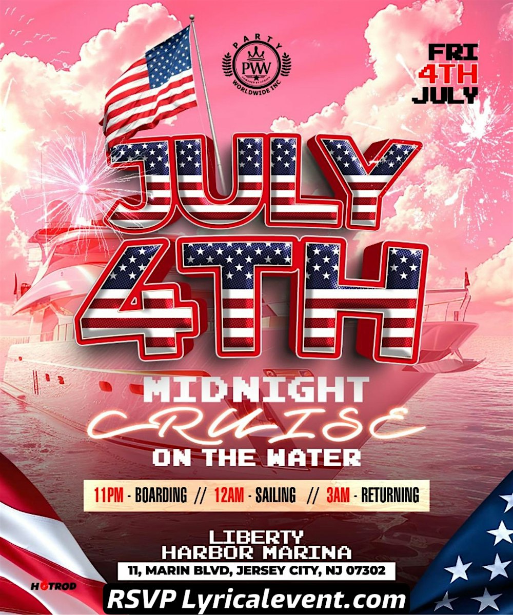 July 4th Midnight Cruise Jersey City