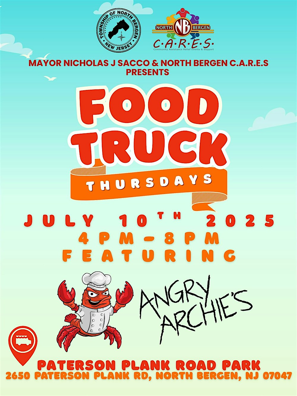 Food Truck Thursday's Powered by North Bergen C.A.R.E.S
