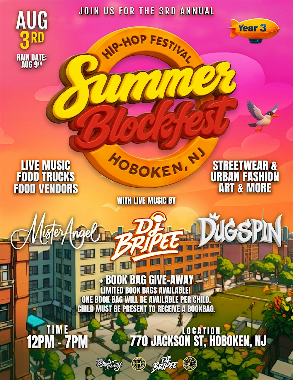 The 3rd Annual Summer Blockfest – Hip-Hop Festival & Community Celebration
