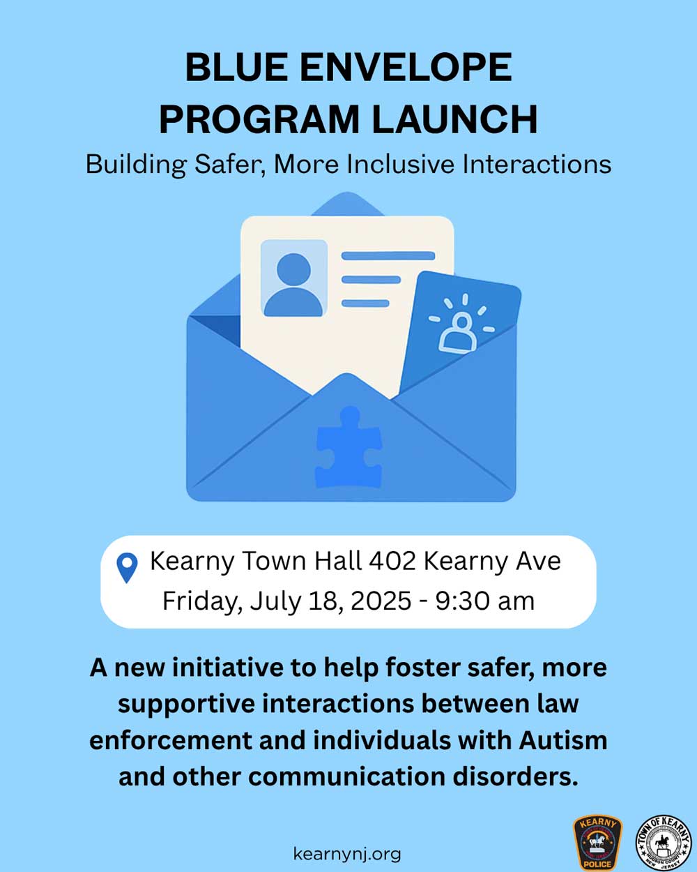 Blue Envelope Program Launch