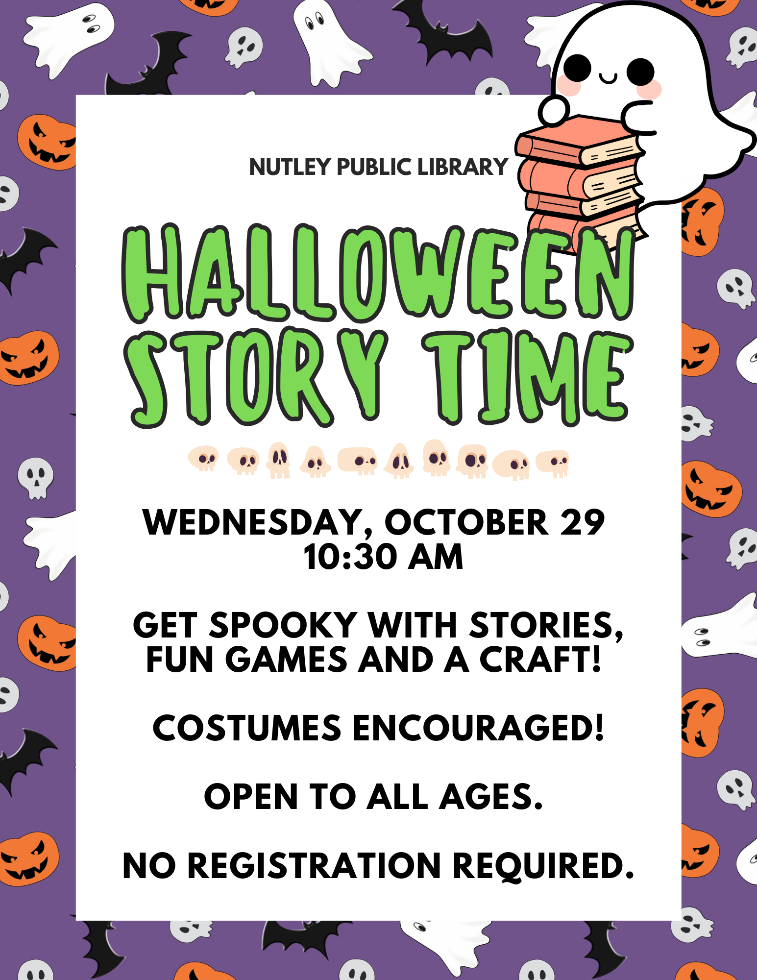 Halloween Story Time (All Ages)