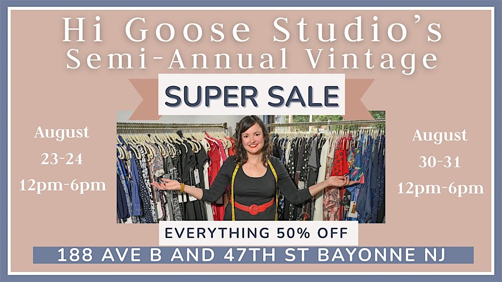 Hi Goose Studio's Semi-Annual Vintage SUPER SALE!