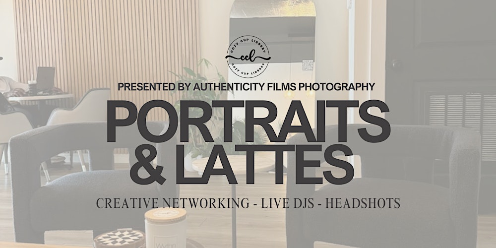 Portraits & Lattes with Cosy Cup Library