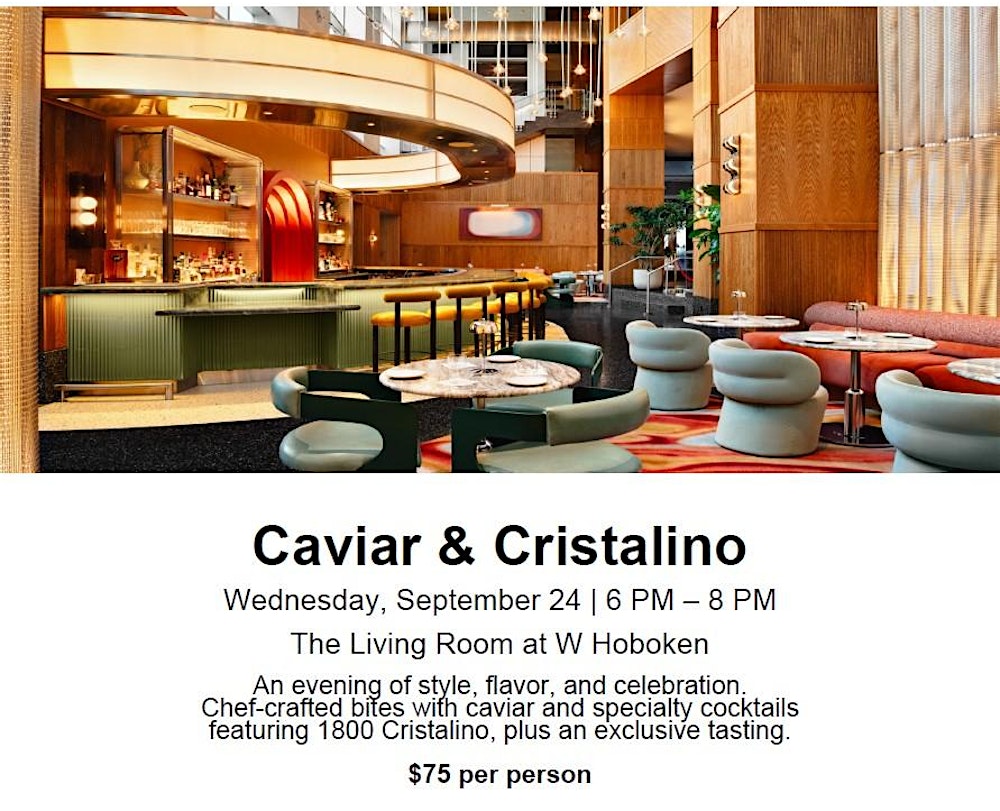 Caviar & Cistalino  Featuring 1800 Tequila