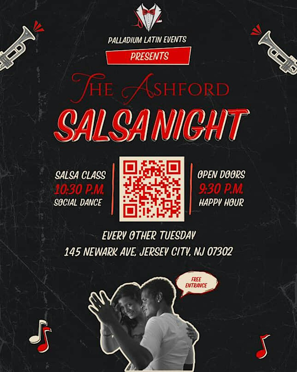 FREE SALSA NIGHT @ THE ASHFORD