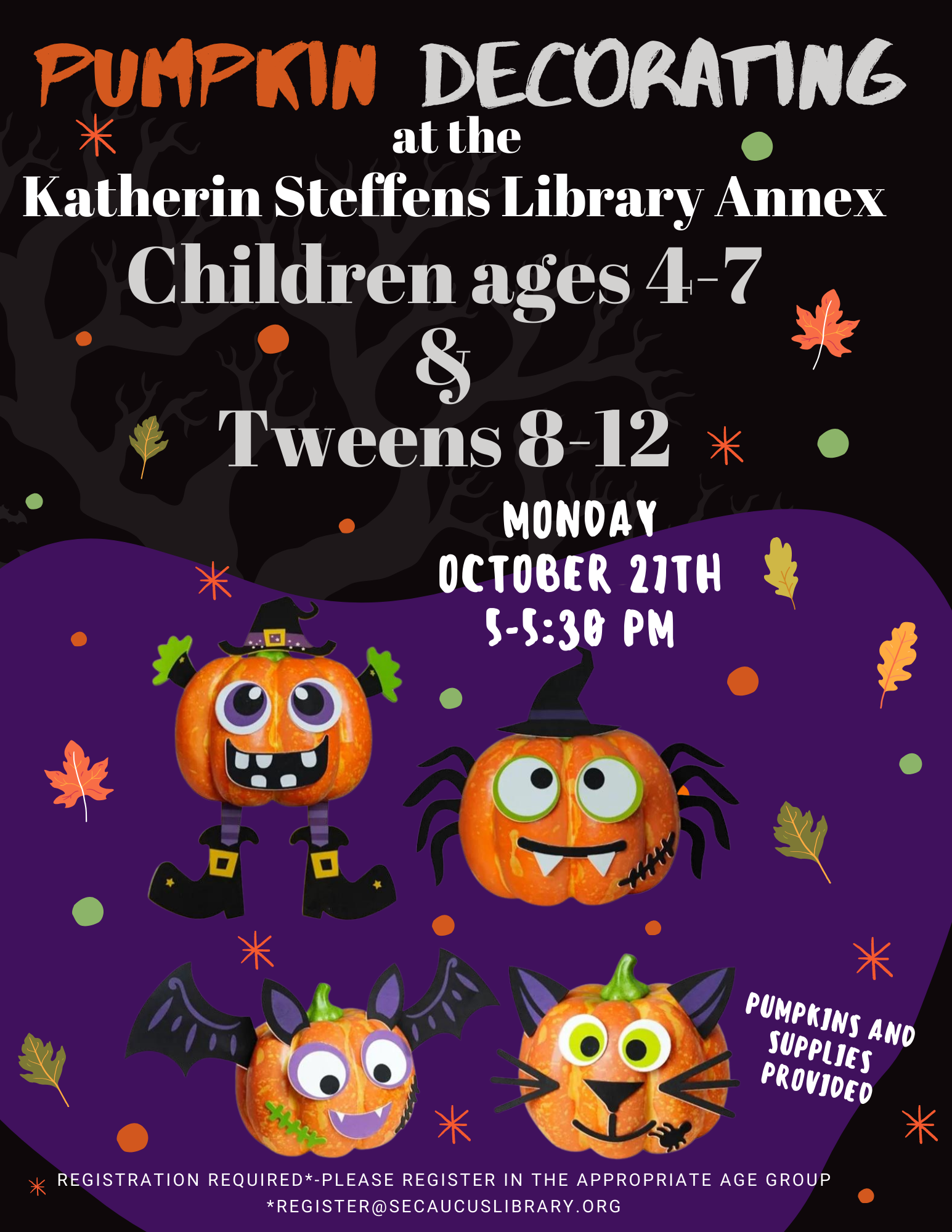 Pumpkin Decorating for Tweens