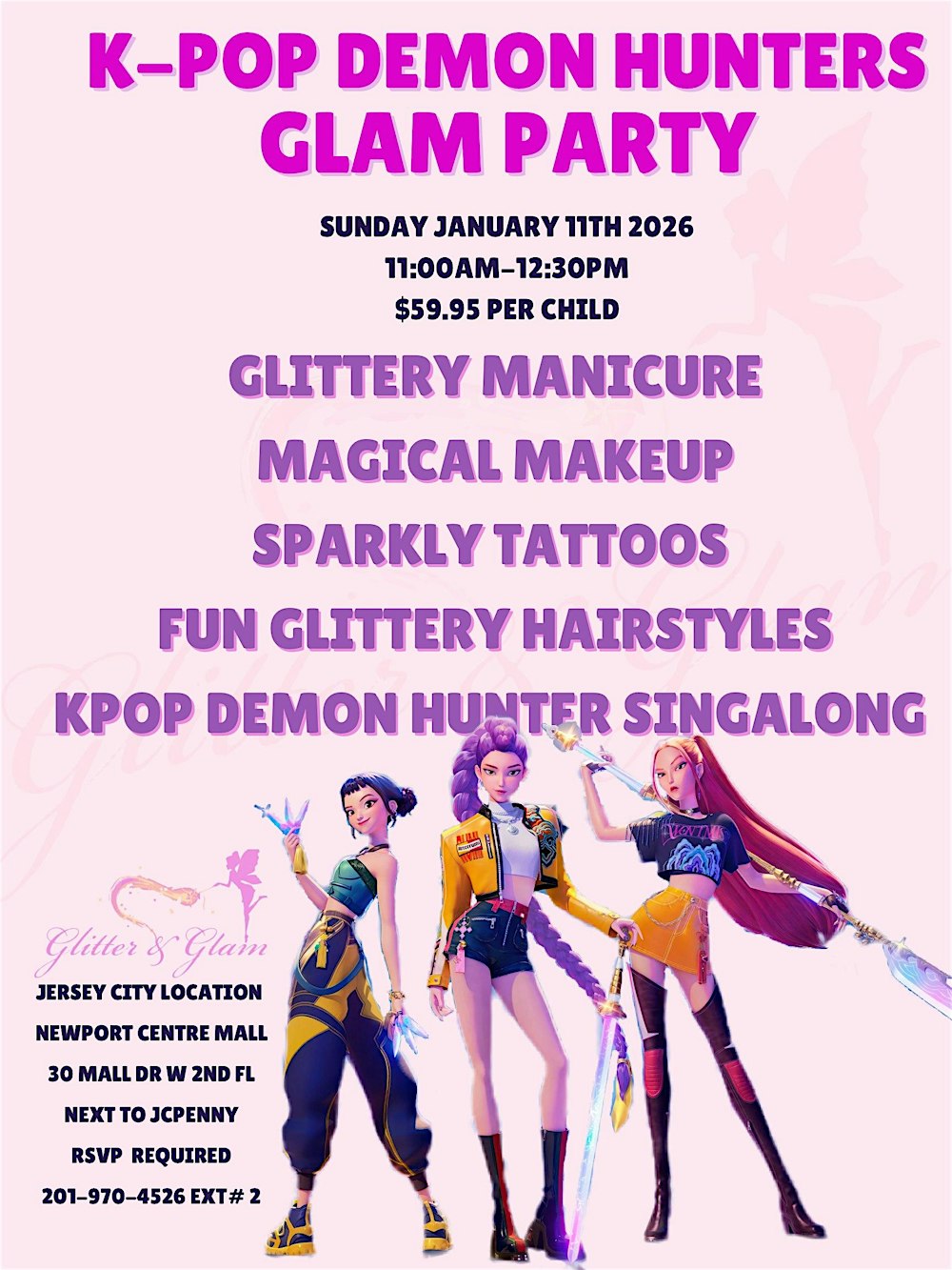 K-POP DEMON HUNTERS GLAM PARTY