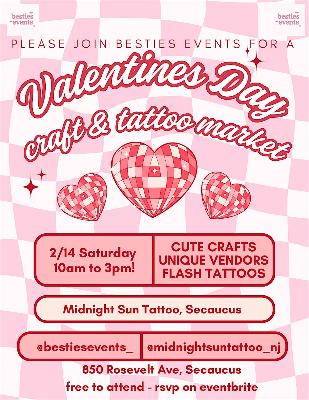 Valentine’s Day Craft and Tattoo Market