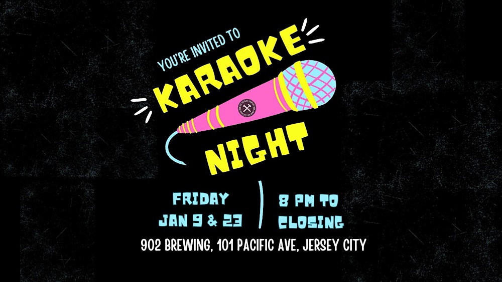 FREE Karaoke Night at 902 Brewing in Jersey City