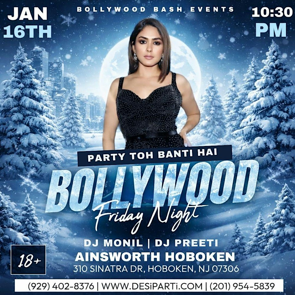 Bollywood Nights Desi Party @ Ainsworth Hoboken