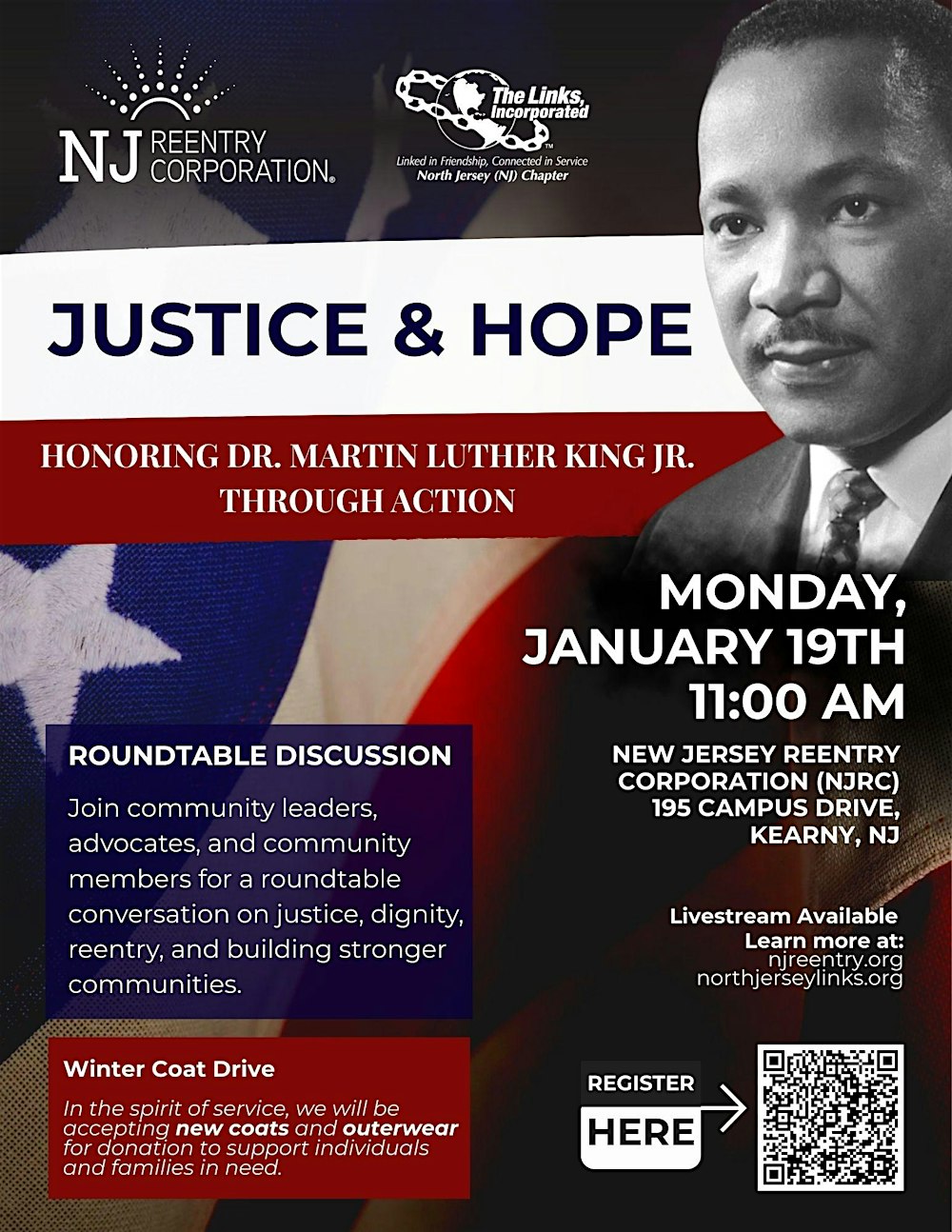 Justice & Hope: Honoring Dr. Martin Luther King Jr. Through Action