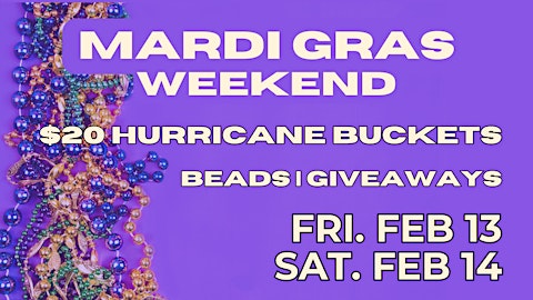 Mardi Gras Weekend at Tally Ho