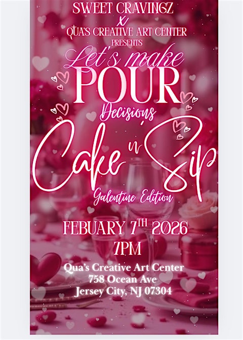 Galentine’s Cake & Sip: Buttercream, Bubbly & Besties