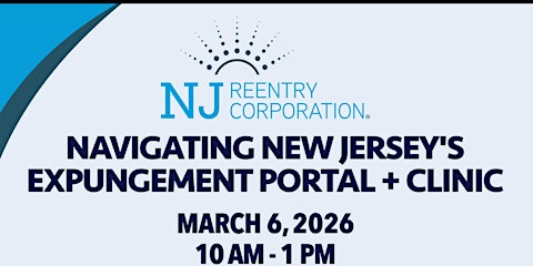 Navigating New Jersey's Expungement Portal + Clinic